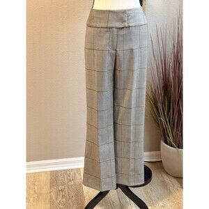J. McLaughlin Multicolor Wool Plaid Trouser Pants Size 8 NWT ($258)